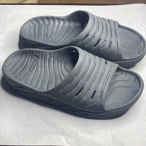 Hoka One One Men's Gray Slide Sandals